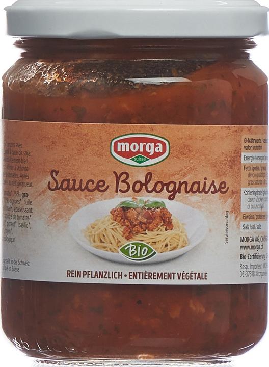 Image du produit Morga Sauce bolognaise au soja Bio (250 g)