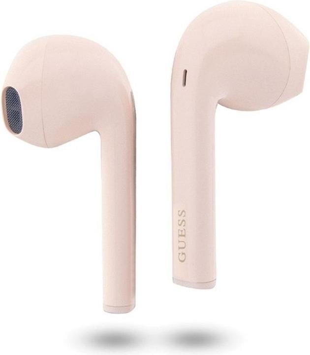 Produktbild Guess słuchawki Bluetooth GUTWST26PSP TWS + stacja dokująca różowy/pink Classic EST Logo (keine Geräuschunterdrückung, Kabellos)