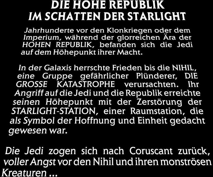 Nährwerte und Zutaten Panini Star Wars Comics: Die Hohe Republik - Die Schatten von Starlight (Deutsch, Ibrahim Roberson, Charles Soule, Marika Cresta, David Messina, Jethro Morales, 2024)