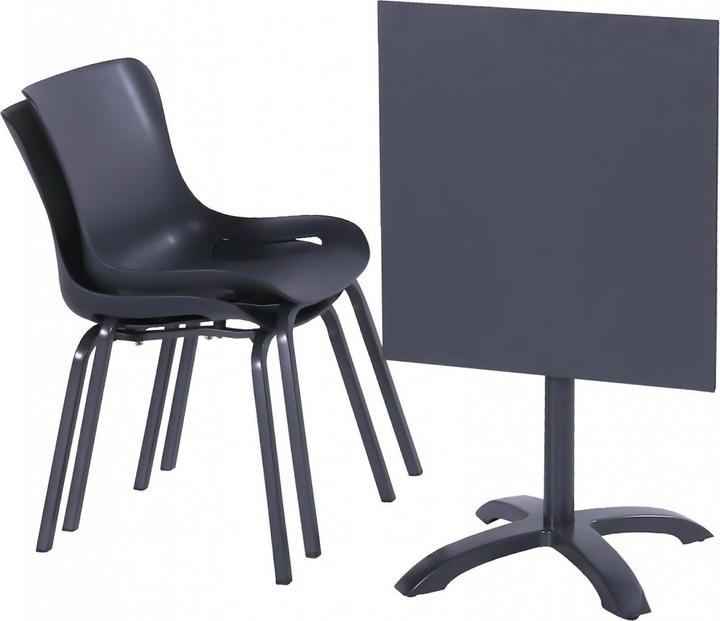 Produktbild Hartman Sophie Studio HPL Bistro Table 68x68cm Flip Xerix frame, Antracite HPL / (203704) (68 cm)