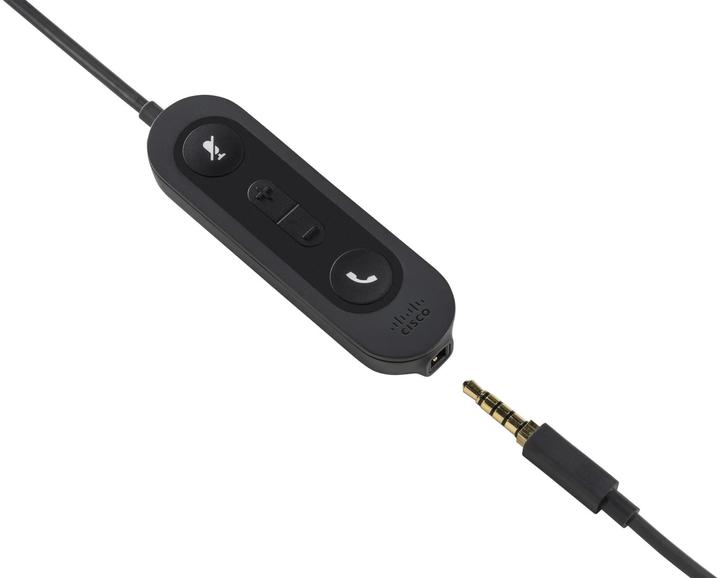 Immagine prodotto Cisco Auricolare 522 Duo 3.5mm e adattatore USB-A (Cablato, USB-A)