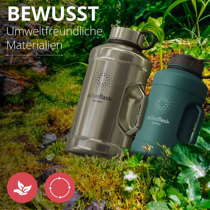 Immagine prodotto BeMaxx Borraccia Active Flask, Single-Wall, 2200ml (2.20 l)