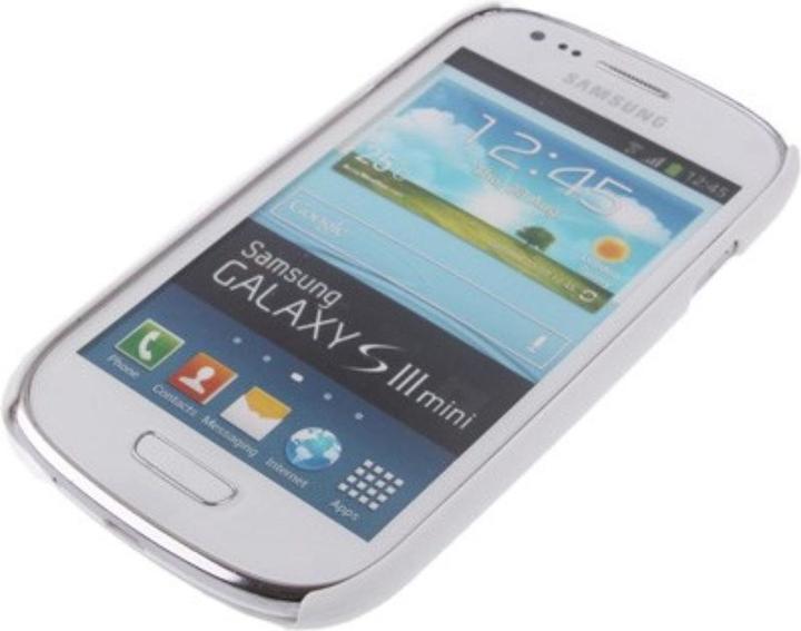 Produktbild König Design Schutzhülle Hard Case Hülle für Handy Samsung Galaxy mini / i8190 / i8195 / i8200 weiss (Samsung Galaxy S3 Mini)