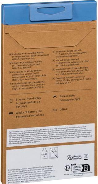 Actual product image Amazon Kindle 2024 (6", 16 GB, Black)