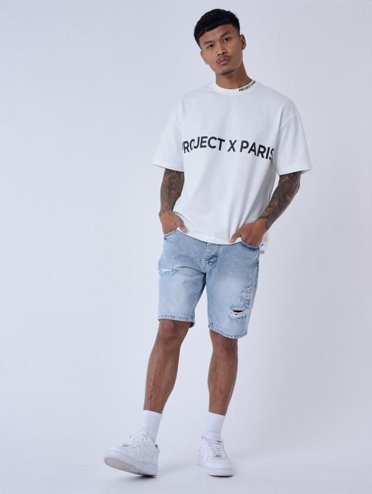Image du produit Project X Paris short jeans effet déchiré (33)