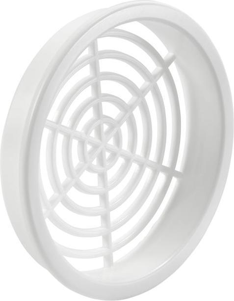 Actual product image Ventilation rosette for recessing white plastic