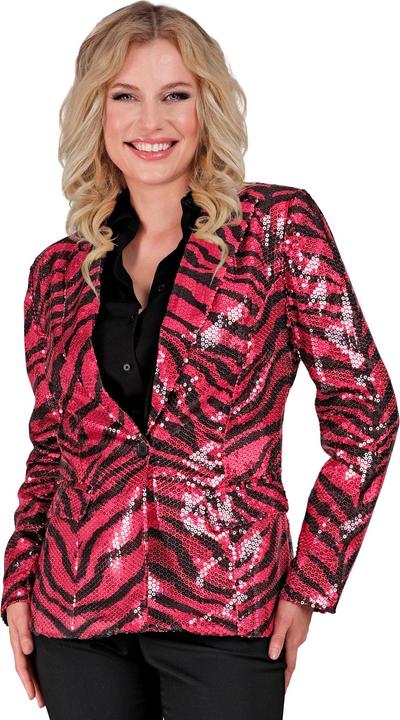 Immagine prodotto Widmann PARTY FASHION BLAZER (Pailletten Blazer in Zebramuster pink), S (S)