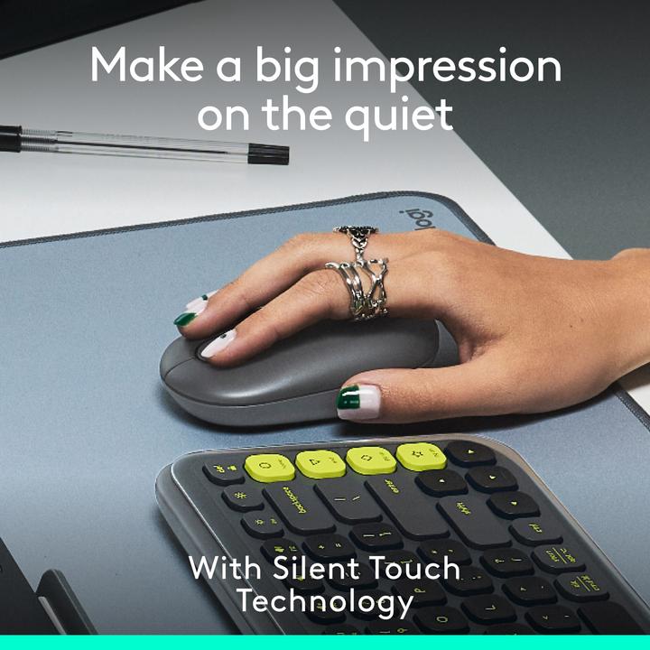 Produktbild Logitech POP Mouse mit personalisierbarem Emoji (Kabellos)