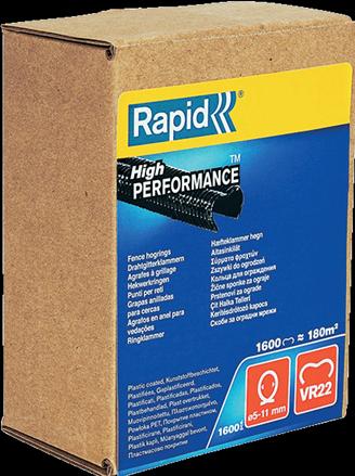 Produktbild Rapid VR22 Ringklammern schwarz 1.600 Stück