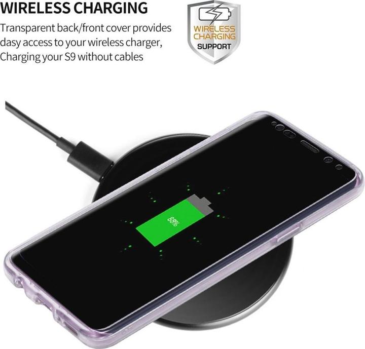 Immagine prodotto Screenguard Protezione schermo e corpo a 360° Samsung Galaxy S9 Cover con pellicola (Samsung Galaxy S9+)
