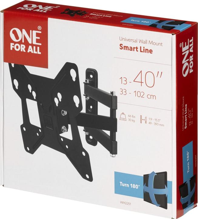 Image du produit One for All Smart WM2251 (Mur, 43", 30 kg)