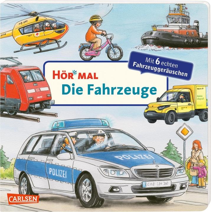 Écoutez (livre sonore) : Les véhicules (Chambre chrétienne, Allemand)