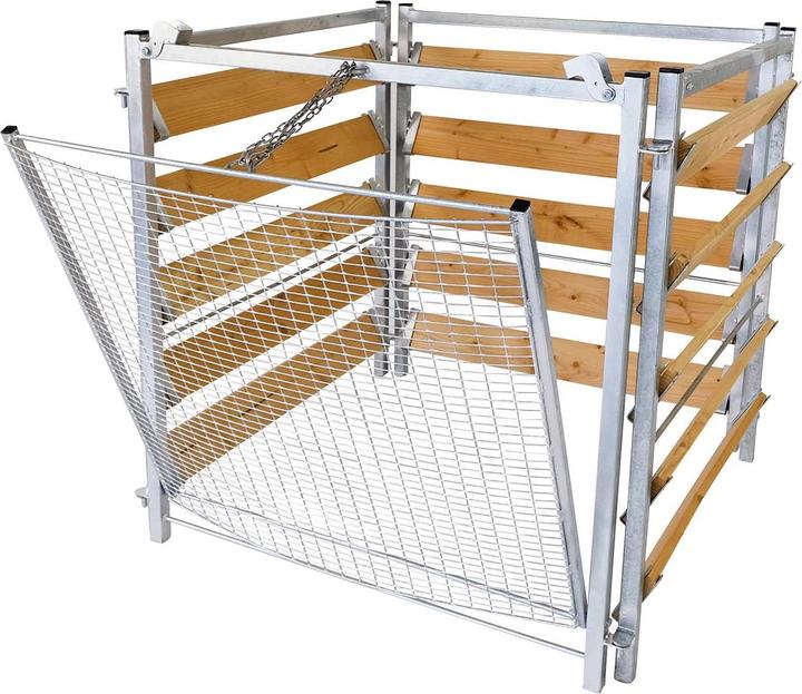 Immagine prodotto Bellissa Compostiera in legno/metallo con setaccio (1000 l)