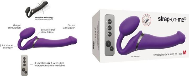 Produktbild Strap-on-me Vibrating Bendable Strap-on