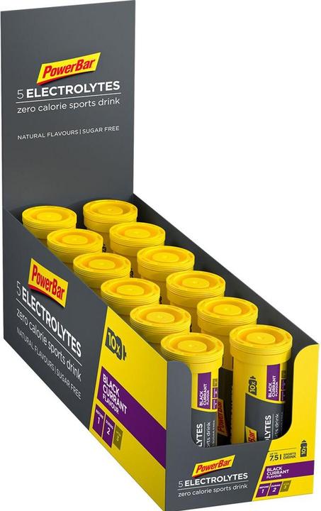 Produktbild Powerbar 5 Electrolytes (Schwarze Johannisbeere, 12 x)