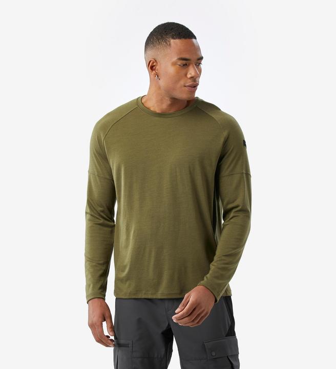 Actual product image Forclaz Langarmshirt Herren - Merino Resist grün (L)