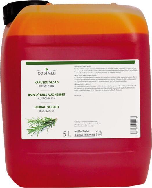 Actual product image cosiMed Herbal Oil Bath Rosemary 5 litres (5000 ml)
