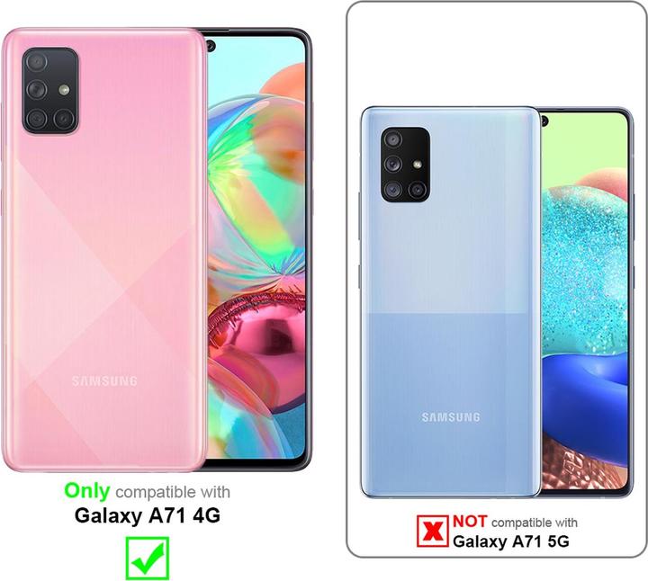 Actual product image Cadorabo TPU Liquid Ring Silicone Case Cover (Samsung Galaxy A71)