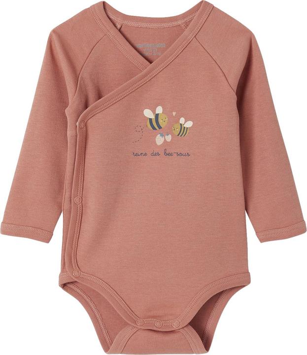 Produktbild Vertbaudet Bio-Kollektion: 5er-Pack Baby Wickelbodys mit langen Ärmeln (74)