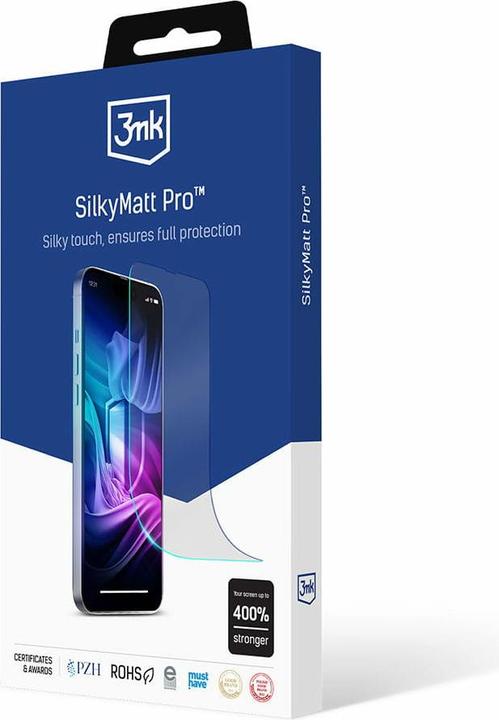 Actual product image 3MK Silky Matt Pro iPhone 13/13 Pro 6.1" Matowa folia ochronna (1 Piece, Apple iPhone 13 Pro)