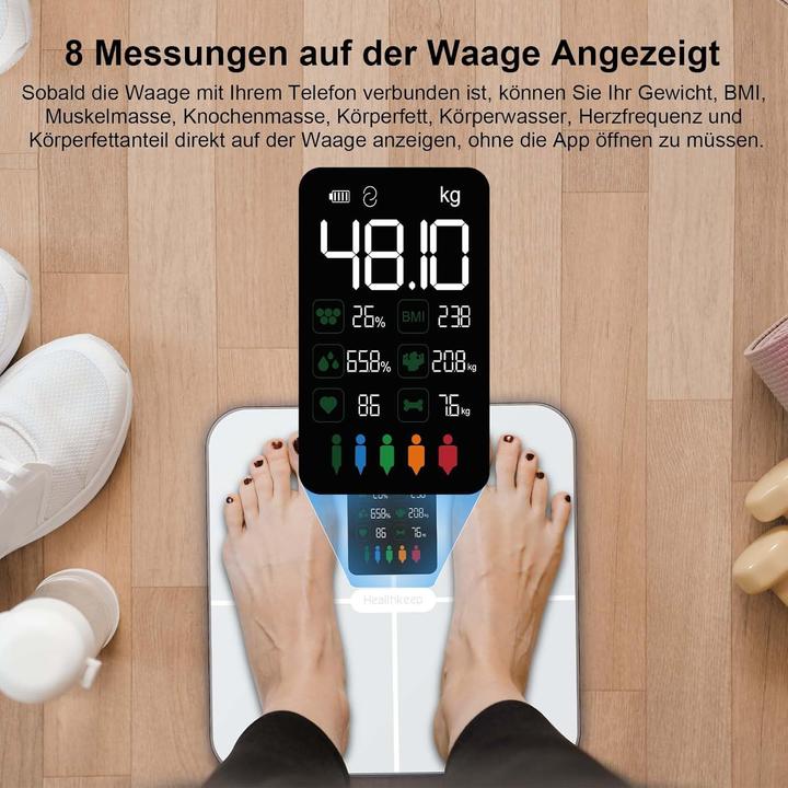 Actual product image Healthkeep Digital body fat scale (180 kg)