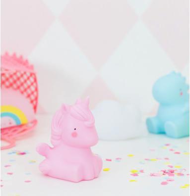 Actual product image A Little Lovely Company Bath toy BTUNPI05 Unicorn 55x90x65 mm