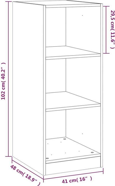 Produktbild VidaXL Kleiderschrank (48 x 41 x 102 cm)
