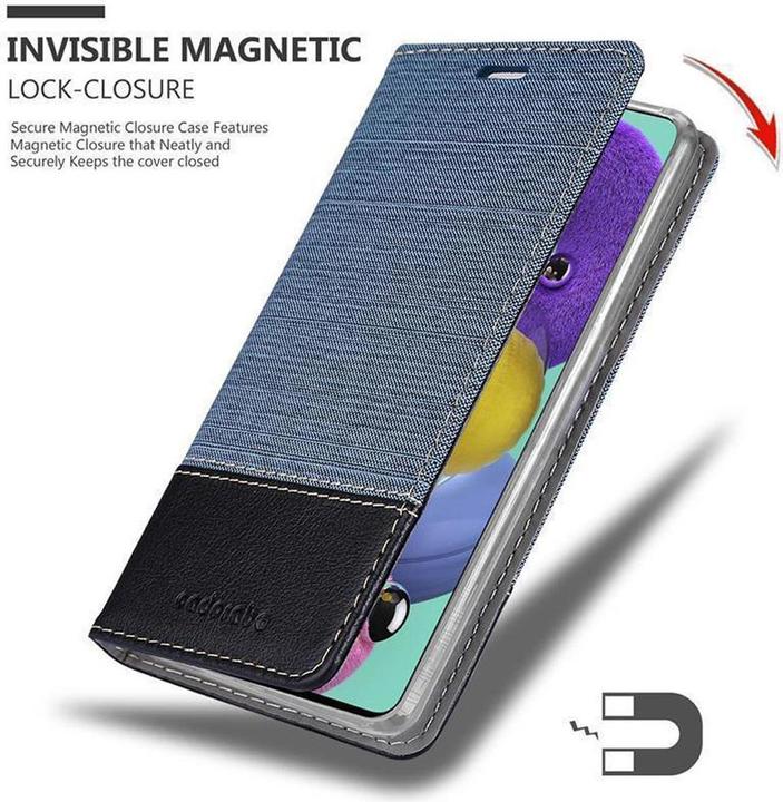 Produktbild Cadorabo Book Jeans Optik Cover (Samsung Galaxy A51 5G)