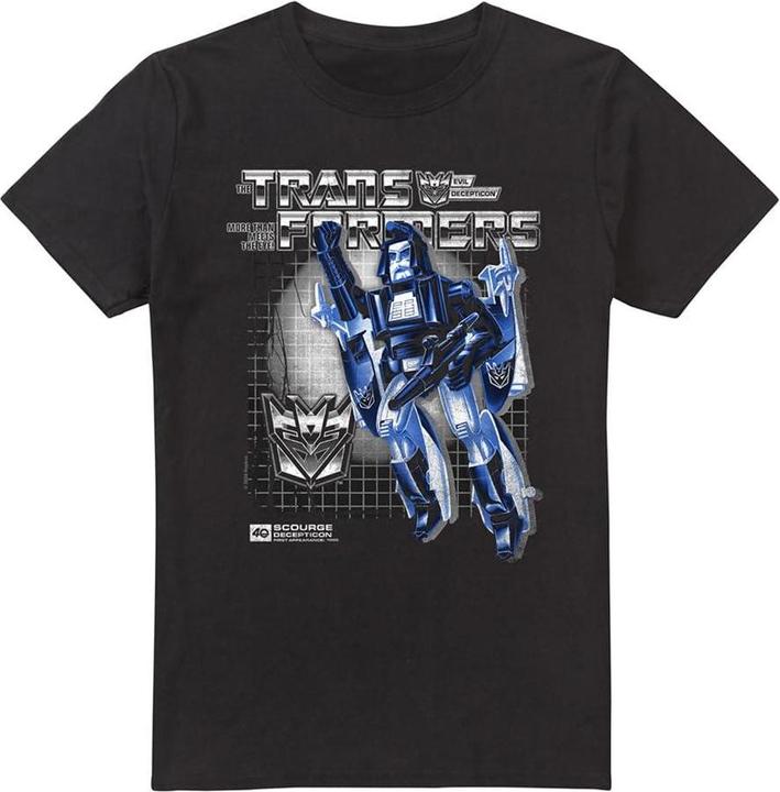 Actual product image Transformers Mens Scourge Box 40th T-Shirt (XL)