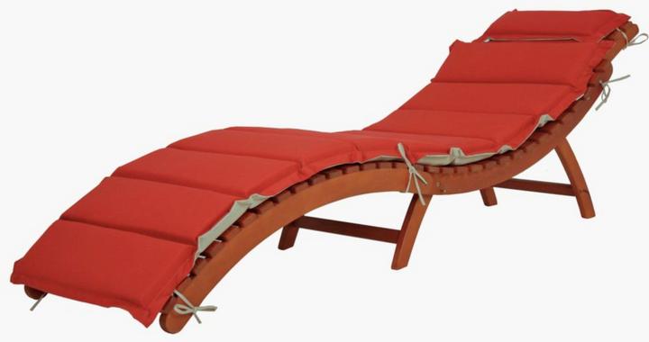 Actual product image Garden Pleasure Sun lounger Nassau natural wood (55 cm)