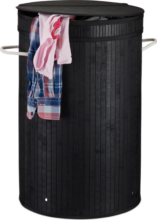Actual product image Relaxdays Lidded Laundry Hamper (65 l)
