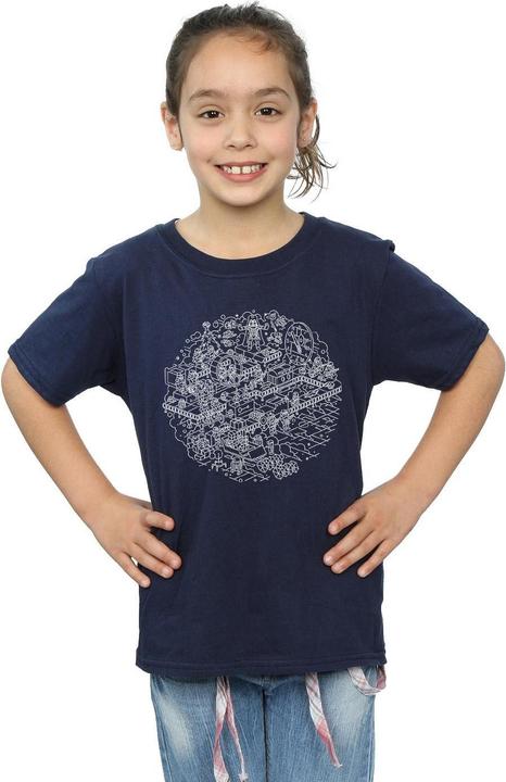 Immagine prodotto Star Wars Christmas Death Star Maglietta Ragazze (116)