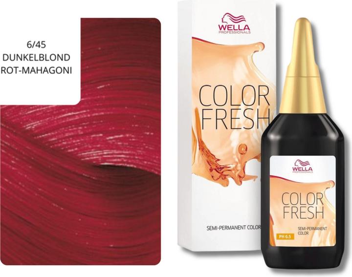Actual product image Wella Color Fresh Acid (6/45 dark blond red-mahogany)