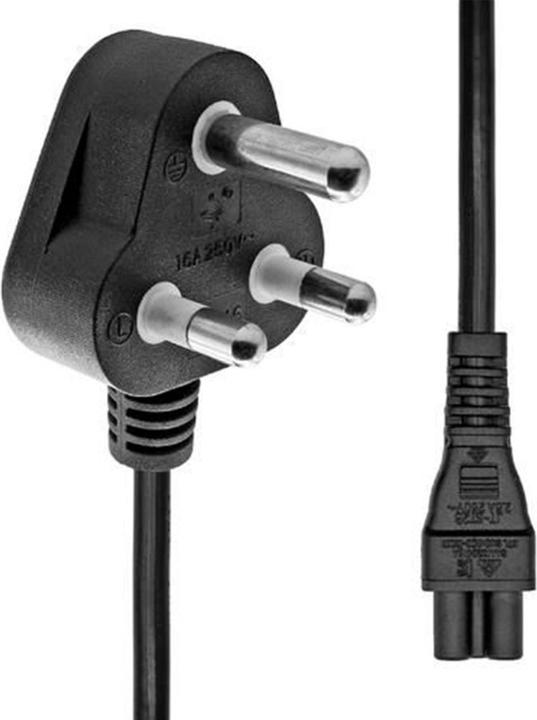 Produktbild ProXtend PC-DC5-002 Stromkabel Schwarz 2 m Netzstecker Typ D C5-Koppler (2 m)