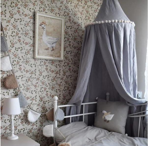 Actual product image Muzpony Muslin cotton canopy "Grey