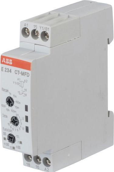 Produktbild ABB Multifunktion Zeitrelais E234CT-MFD 24-240VAC, 24-48VDC CT-MFD.12