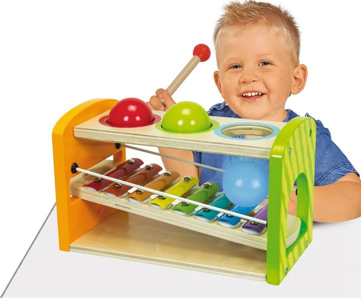 Actual product image Eichhorn Xylophone knocking bench (German)