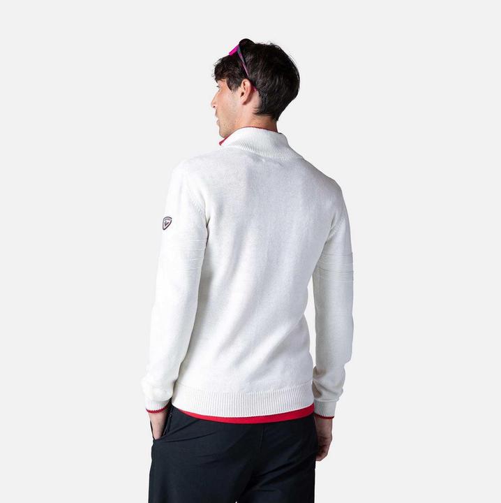 Produktbild Rossignol Gestreifter Strickpullover mit 1/2-Reissverschluss (S)