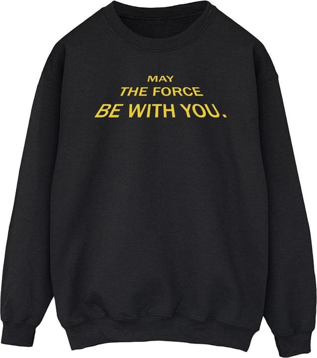 Produktbild Star Wars May The Force Opening Crawls Sweatshirt (M)