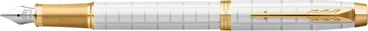 Actual product image Parker Fountain pen IM Premium Pearl G.C. F (Gold, White, 1 x)