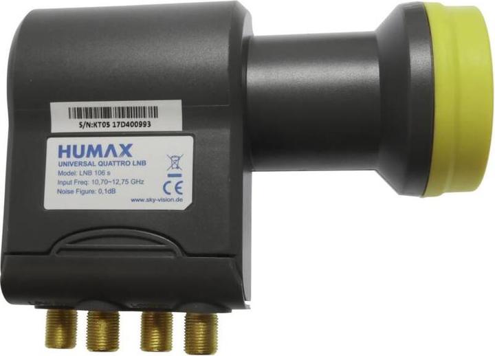 Image du produit Humax LNB 106 Gold Quattro (Quattro LNB, 40mm)