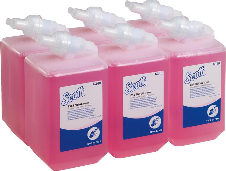 Produktbild Kimberly-Clark KLEENEX Luxuriöse Schaumseife (Handseife Nachfüllpackung, 1000 ml)