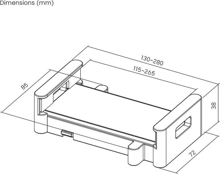 Produktbild myWall Tablet Adapter-Halter für Monitorbefestigungen