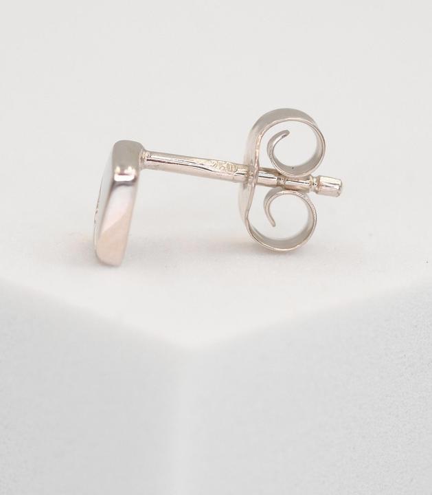 Produktbild Muau Single ear studs white gold 750 Zirconia 7mm (750/18 K Gold)