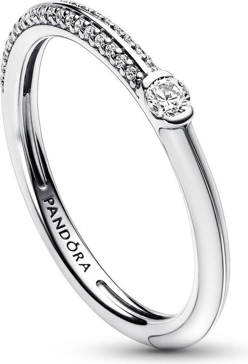 Immagine prodotto Pandora ME Anello doppio Pavé e Bianco (48, 925 Argento)