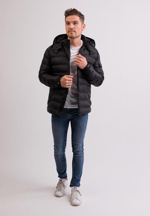 Image du produit Cash-Mere Doudoune à capuche doublée de cachemire (S)