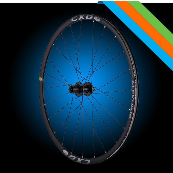 Produktbild Alexrims CXD6, 700C, Stożek 24 mm, tubeless fertig, Disc -Mangel ist, starr F12X100/R12X142, Gewicht (Laufradsatz, 28")