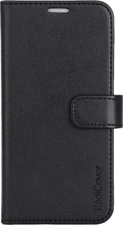 Radicover Protezione dalle radiazioni Portafoglio in pelle vegana iPhone 15 PRO Flipcover Nero PU (Apple iPhone 15 Pro)
