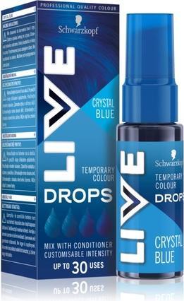Produktbild Schwarzkopf LIVE Drops Hair Color Washout - Crystal Blue, 30 ml (Crystal Blue)