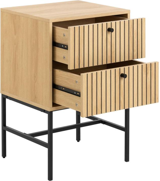 Actual product image AC Design Nachttisch Albany 45.6 x 70 cm, Braun